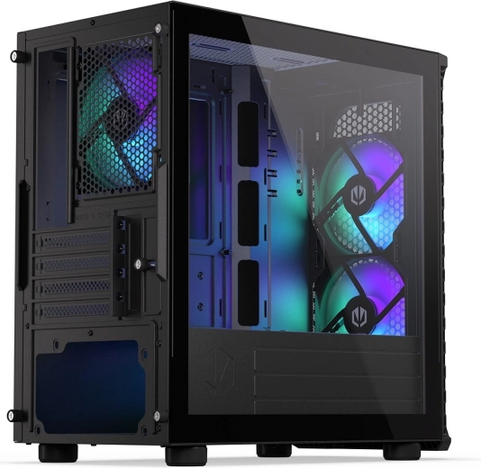 Tempered glass and clean cable routing