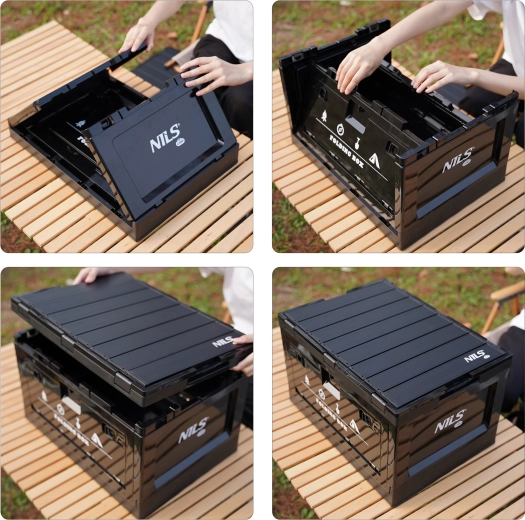Folding design – minimal space, maximum capacity