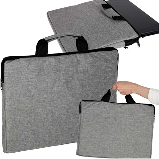 Gray laptop bag 15.6 inches