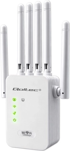 WiFi 5 signāla pastiprinātājs AC1200 ar 6 antenām