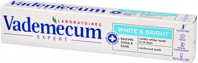 Vademecum Expert White & Bright balinoša zobu pasta 75 ml