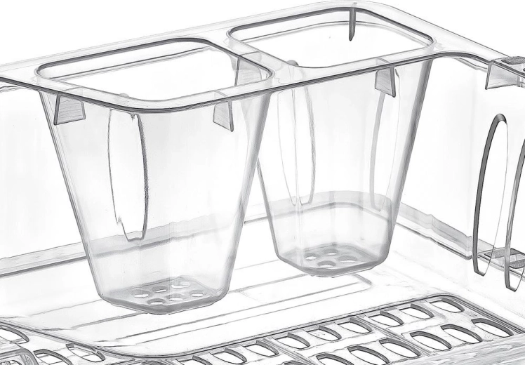 Izņemama paplāte un ātra notecēšana