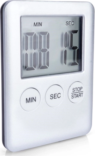 Elektroniska virtuves taimeris ar LCD displeju un magnētu