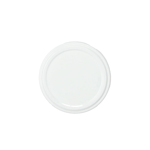 White lids for canning jars 66 mm, 4 lugs, WIECZKA