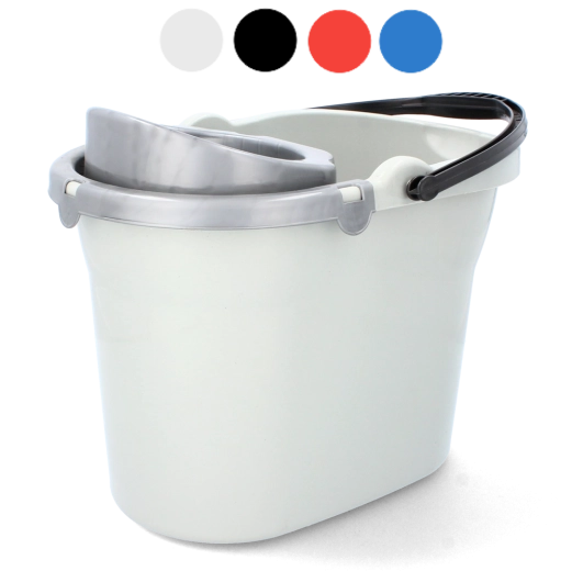 Oval bucket with wringing mechanism 10 l