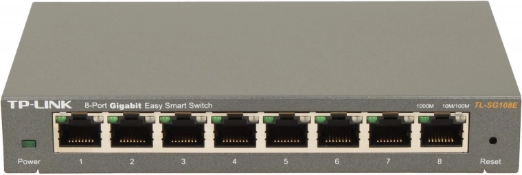 8 portu gigabitu Easy Smart slēdzis TP-Link TL-SG108E