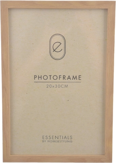 Koka fotogrāfiju rāmis bēšā krāsā 20 × 30 cm
