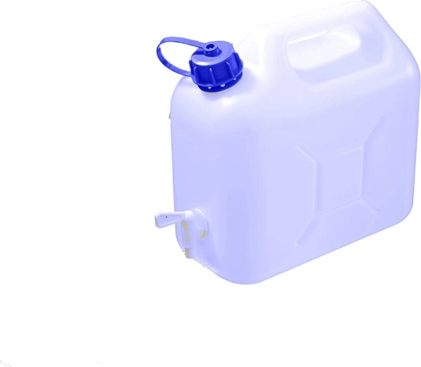 5 l kanniņa ar krāniņu no pārtikas plastmasas