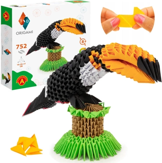 Alexander radošais komplekts Origami 3D Tukans