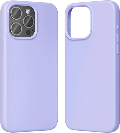 Vention silicone case for iPhone 15 Pro Max with MagSafe (purple)