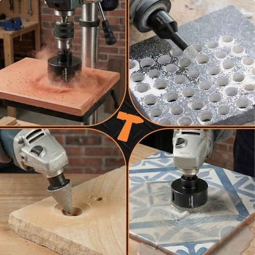 Plašs diametru diapazons un koniskā frēze 2–50 mm