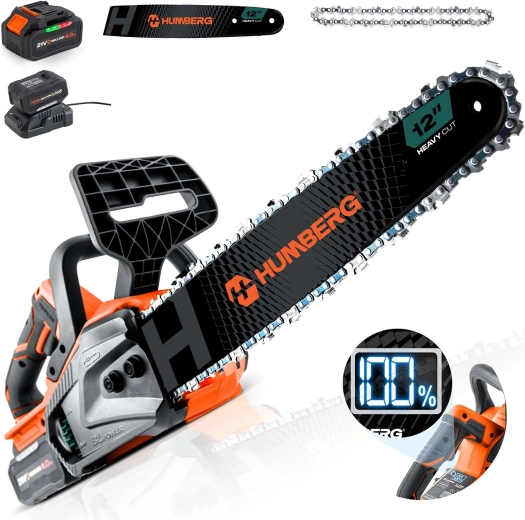 Cordless Chainsaw 12" HUMBREG HM-436 brushless 4 Ah