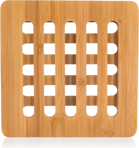 Bamboo Trivet for Hot Cookware 16 × 16 cm BRILLANTE