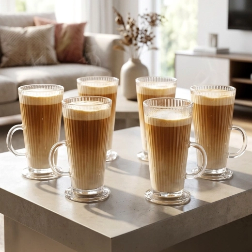 Komplekts 6 gab. ar 270 ml tilpumu – ideāli latte