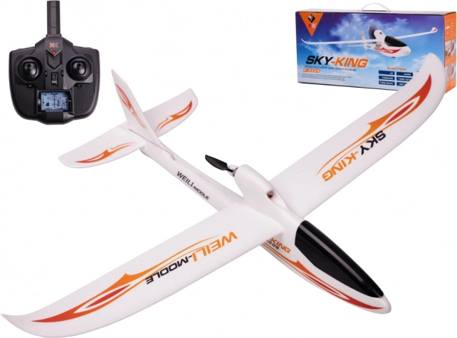RC lidmašīna WLtoys Sky King F959S 2,4 GHz – oranža
