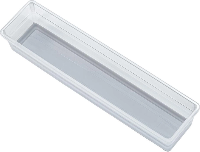 Atvilktnes organizators SISTEMO 30 × 7,5 × 5 cm, caurspīdīgs/pelēks