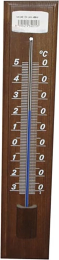 Āra termometrs no beicēta koka 32 cm