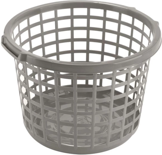 Apaļš grozs tīrai veļai 46 × 28 cm, plastmasa