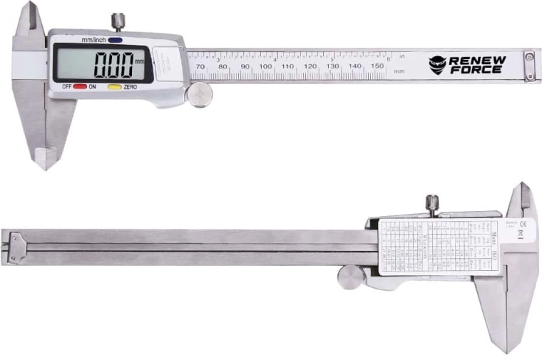 Clear LCD display and mm/inch units