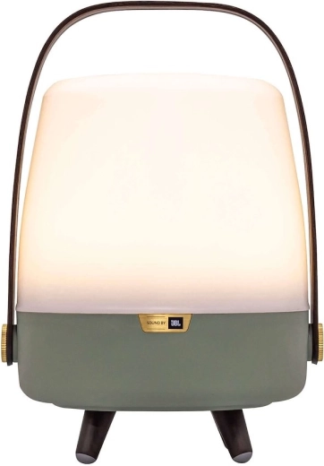 Kooduu Lite-up Play mini pārnēsājama lampa ar Bluetooth JBL skaļruni, zaļa