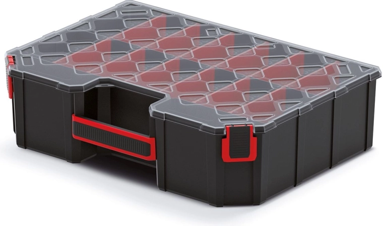 Organizators ar starpsienām 390 × 284 × 105 mm