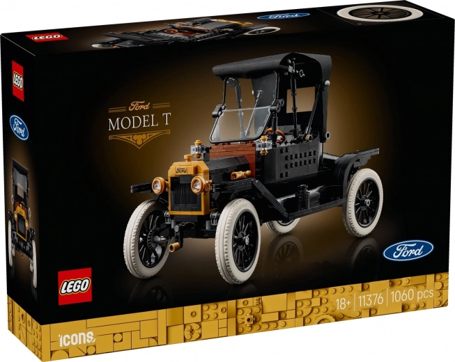 LEGO Icons Ford Model T – kolekcionējams modelis pieaugušajiem