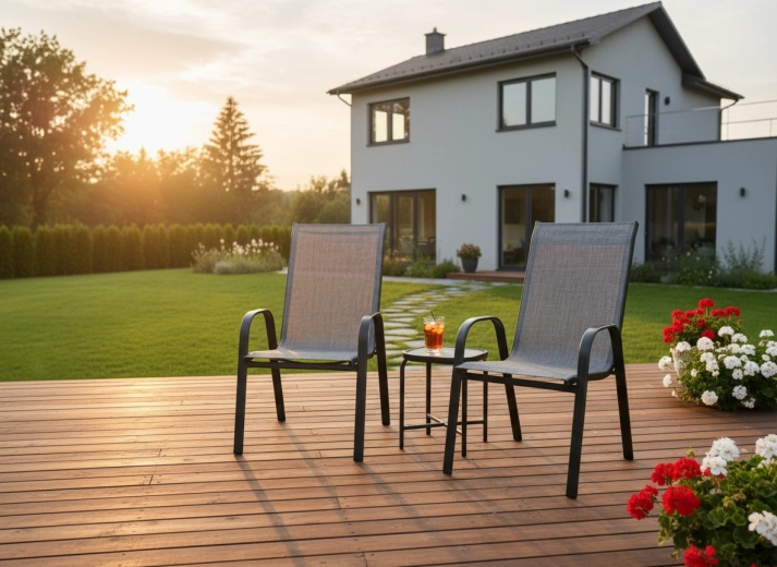 Ideal set for relaxing on the terrace