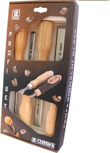 Set of Flat Chisels, 4 pcs