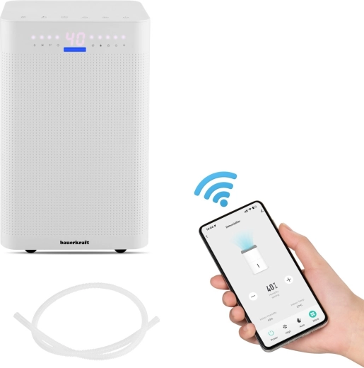 Bauerkraft gaisa sausinātājs 12 l/24 h ar Wi‑Fi