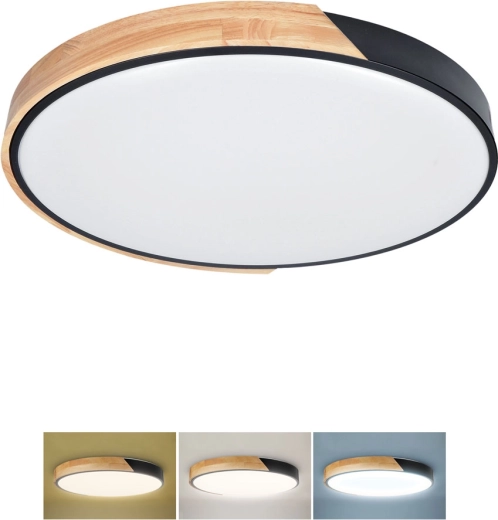 Solight LED griestu un sienas gaismeklis Polia 25 W 1350 lm 30 cm 3CCT