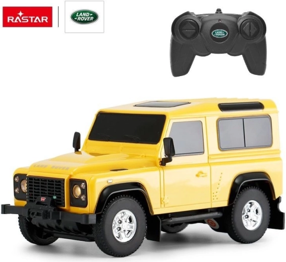 Rastar Land Rover Defender RC auto 1:24 dzeltens - 1 gab.