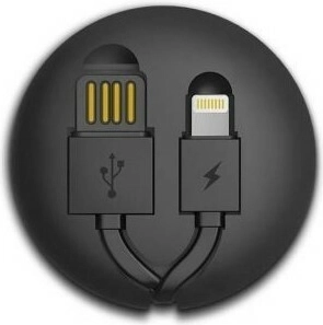 Remax RC-099t datu kabelis 2 vienā micro‑USB / Lightning, melns, 1 m
