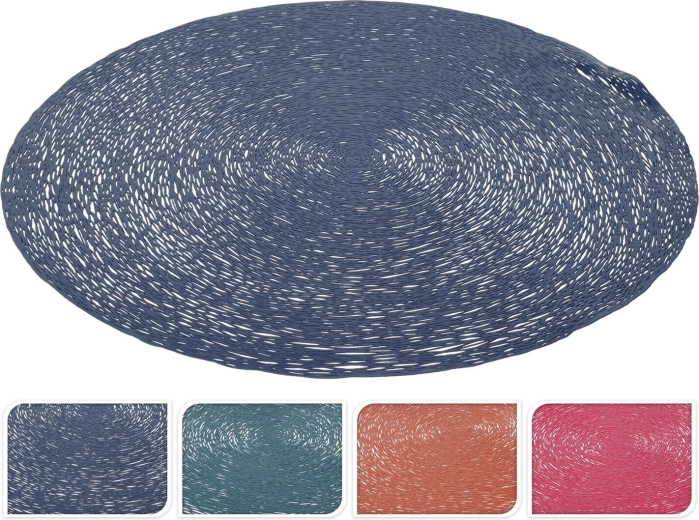 Round PV Placemat 37 cm – color mix