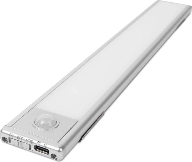 LED mēbeļu lampa ar kustības sensoru un akumulatoru, 30 cm