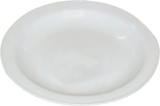Sekls plastmasas šķīvis 23 cm, balts