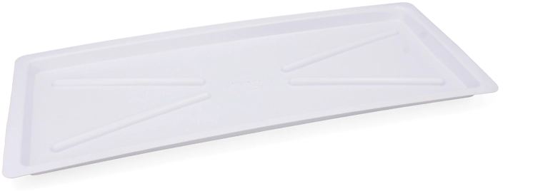 Balta noteces paplāte zem trauku žāvētāja 60 cm