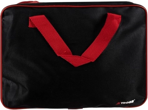 Everything neatly in a durable zippered bag