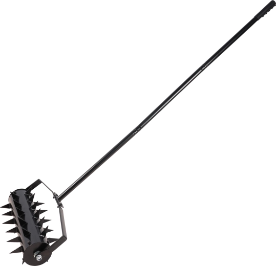 Rokas zāliena aerators ar dzelkšņu rulli 148,5 cm