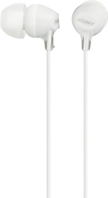 Sony MDR-EX15AP Earphones with Microphone (White)