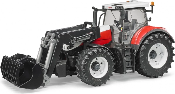 Bruder traktors Steyr Terrus CVT ar frontālo iekrāvēju