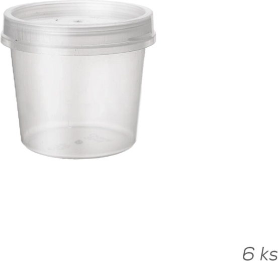 Plastmasas trauciņu komplekts ar vāciņu 50 ml (6 gab.)