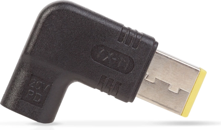 USB-C uz DC 11 × 4,5 mm adapteris Lenovo 20 V ierīcēm