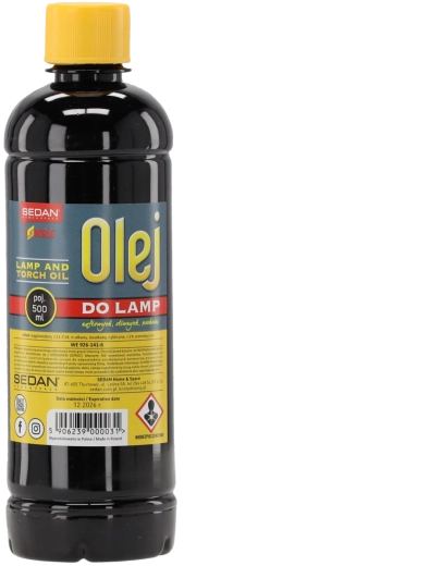 Parafīna eļļa lampām un lāpām 500 ml ISKRA