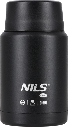 NILS Camp Food Thermos NC3807 Black 550 ml