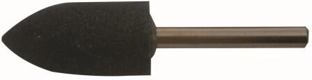 Ogivāls slīpēšanas uzgalis 20 × 40 mm ar 6 mm kātu, grauds 40