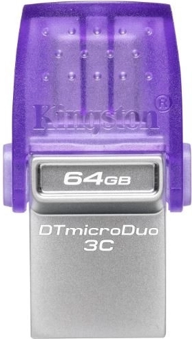 USB Flash Drive Kingston DataTraveler microDuo 3C 64 GB USB‑A/USB‑C