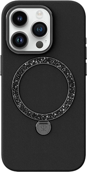 Case for iPhone 15 Pro Joyroom Dancing Circle Black