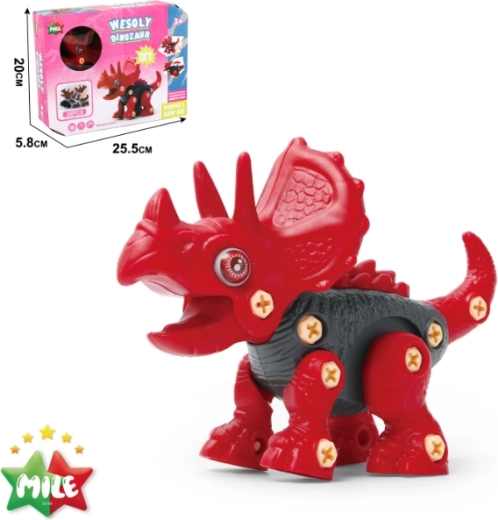 Saliekamais konstruktors – jautrs triceratops