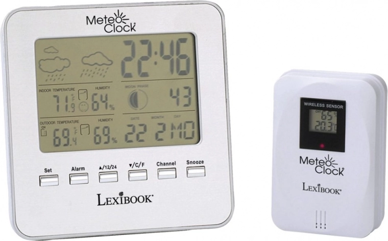 Lexibook meteoroloģiskā stacija bērniem ar bezvadu sensoru