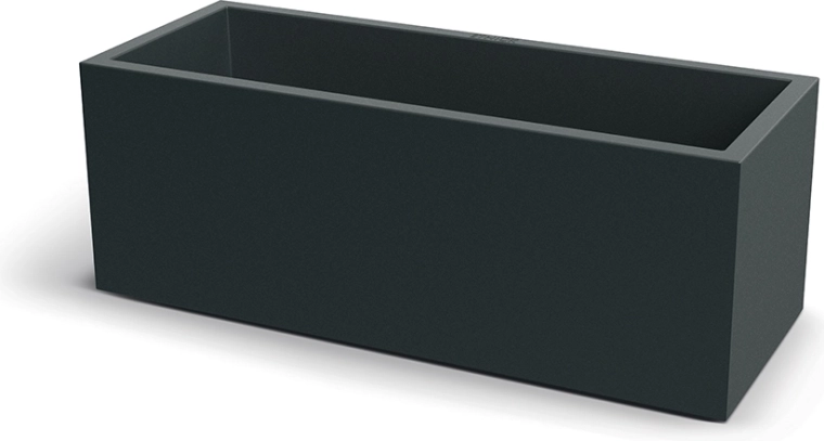 Puķu pods CUBLA CASE 98 cm tumši pelēks